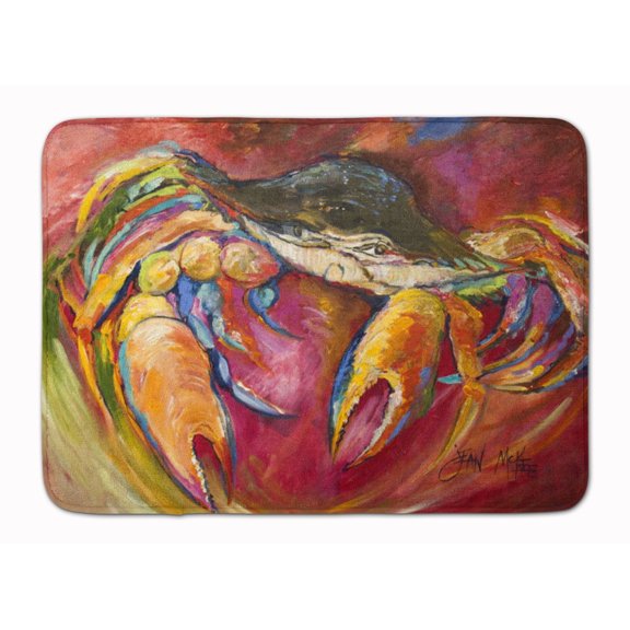 Carolines Treasures JMK1105RUG Blue Crab Stars Machine Washable Memory Foam Mat 19 X 27" multicolor