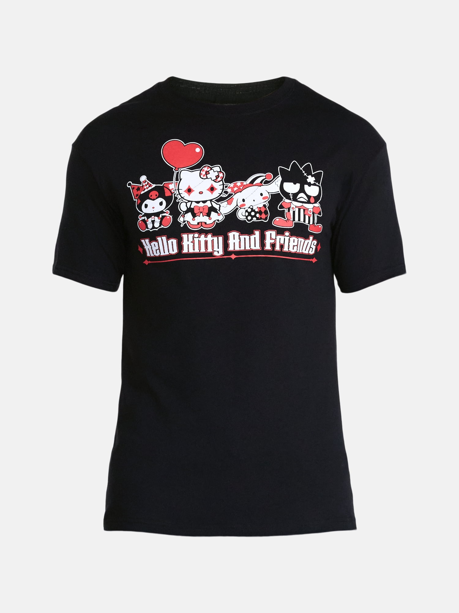 Hello Kitty and Friends Men's and Big Men's Halloween Graphic Cotton Tee, Sizes S-3XL