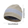 thumbnail image 2 of Ensemble de Bonnet et Foulard d'Hiver Unisexe pour Temps Froid Extrême Doublé Tricoté et Cache-Cou, 2 of 7