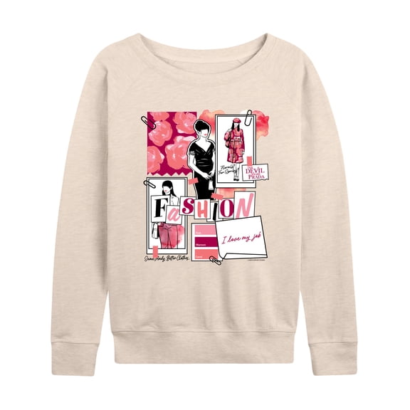 The Devil Wears Prada - Fashion Sketchbook - Women's French Terry Long Sleeve Pullover