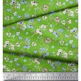 thumbnail image 3 of Soimoi Rayon Fabric Artistic Floral Print Sewing Fabric Yard 42 Inch Wide, 3 of 3