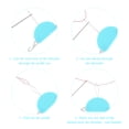 thumbnail image 6 of 3 in 1 Needle Threader Crafting Sewing Tool Embroidery Manual Quilting Plastic 2 Pcs, 6 of 6