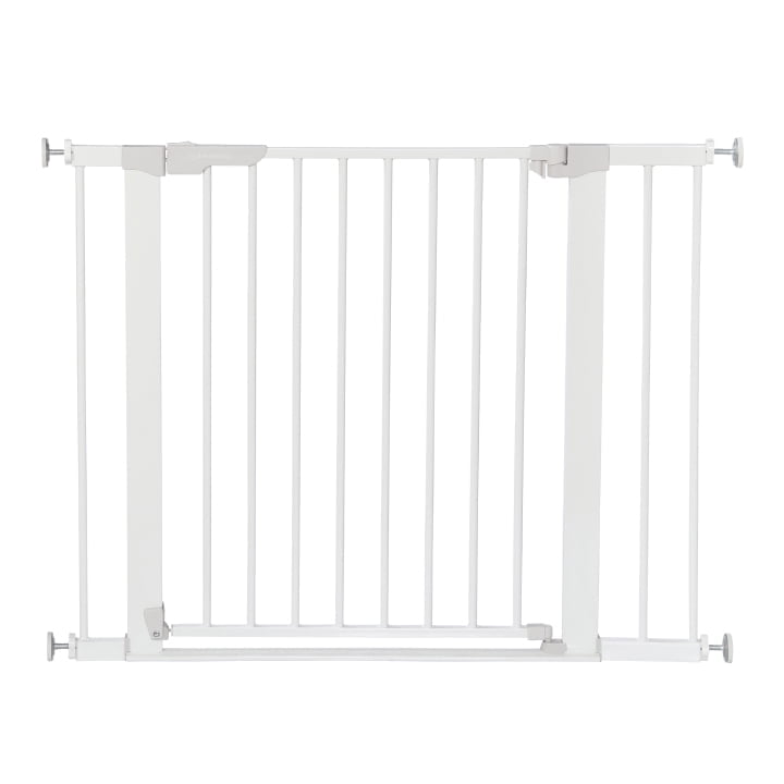 Dreambaby Infinity Pressure Mount Baby Gate with Wide Walk Through Opening - Low No Trip Basebar - Auto Close - Fits 29.5-39in - One Handed Operation