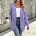 thumbnail image 2 of Enjoytime Cardigan for Women Long Sleeve Open Front Knit Coat Fall Trendy Soft Casual Outerwear with Pockets, 2 of 7