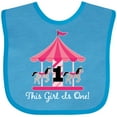 thumbnail image 3 of Inktastic 1st Birthday Party Carousel Horse Girls Baby Bib, 3 of 4