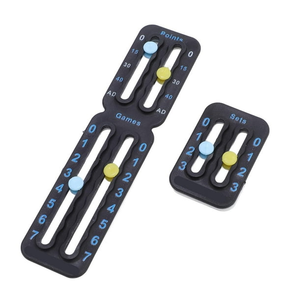 Gardien de Score de Tennis pour Raquette et Pagaie, Petit Planche de Score Portable pour Enregistrer des Points et des Jeux