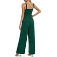 thumbnail image 5 of VBVC No Boundaries Women's Square Neck Suspender Pants,Ladies Sleeveless Butt Lift One Piece Pants,Slimming Jumpsuits For Women,Green,Size XXL, 5 of 7