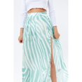 thumbnail image 3 of Hype - Falda Midi Cebra para Mujer (Menta, Blanco), 3 of 3