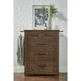 thumbnail image 2 of A-America Sun Valley 5 Drawer Rustic Solid Wood Tall Chest in Timber, 2 of 6