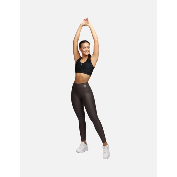 Leggings Deportivos Mujer Tfit Cintura Alta + Efecto Push Up TFIT Liso