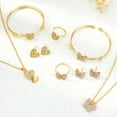 thumbnail image 2 of Wentin Jewelry Sets Clearance! Diamond Butterfly Love Jewelry Set For Women Teen Dainty Cubic Zircon Studs Trendy Statement Jewelry Gifts, 2 of 8