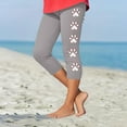 thumbnail image 2 of Fjofpr Toddler Girl Leggings 24 Months Toddler Kids Fashion Baesball Print Summer Leisure Yoga Sports Frenum Cropped Pants Gray 2 Years, 2 of 4