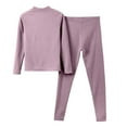 thumbnail image 7 of UJNDER Thermal Underwear Warm Lined Base Layer Top and Bottom for Cold Weather Comfort Thermal Underwear for Women Purple XXL, 7 of 7