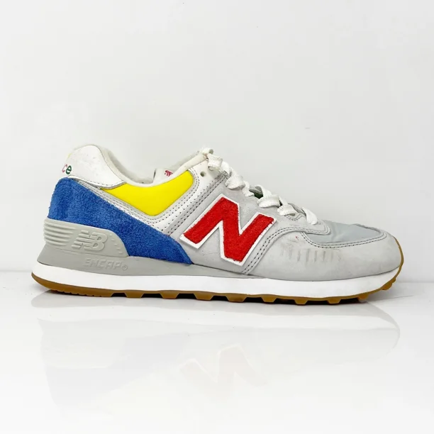 New Balance Mens 574 ML574ST Gray Casual Shoes Sneakers Size 5.5 D