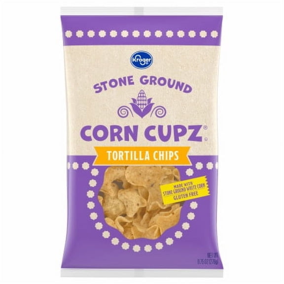 KR White Corn Cupz Tortilla Chips 9.75 oz.