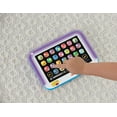 thumbnail image 4 of Fisher-Price Pretend Tablet Learning Toy with Lights and Music, Baby and Toddler Toy, Blue, 4 of 6