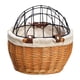 thumbnail image 1 of Cesta para bicicleta Cesta para manillar de bicicleta Alforja delantera Fácil de instalar Mascotas pequeñas Gato Marrón claro, 1 of 9