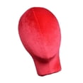 thumbnail image 3 of Mannequin Modèle de Tête Perruques Lunettes Chapeaux Présentoir Support en Mousse Rouge, 3 of 9