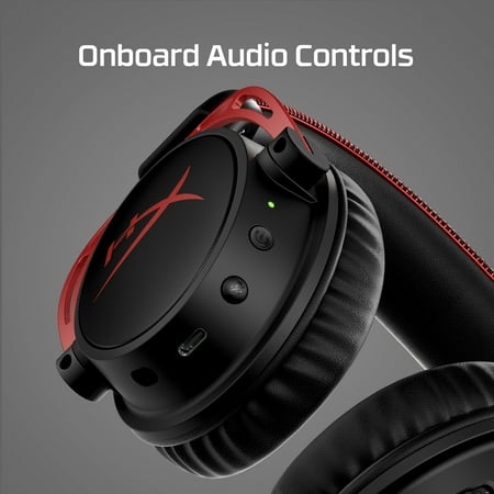 HyperX - Cloud Alpha Wireless Gaming Headset for PC, PS5, and PS4 - Black/Red