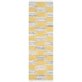 thumbnail image 5 of SAFAVIEH Montauk Eglantine Checkered Cotton Runner Rug, Yellow/Multi, 2'3" x 7', 5 of 10