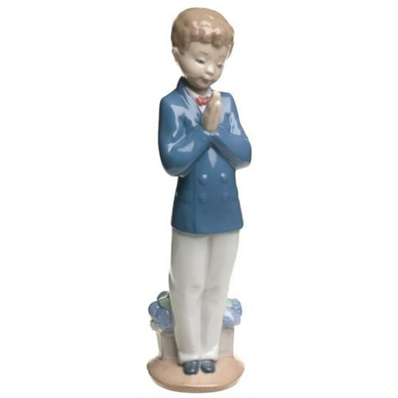 Nao Porcelain by Lladro TIME TO PRAY ( BOY PRAYING ) 2001223