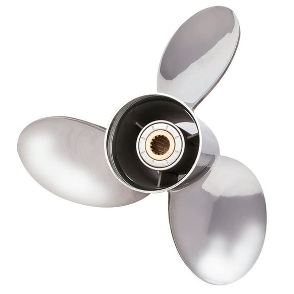 16x17 Stainless Steel LH Propeller Compatible with 2013-2021 DF300AP DF250AP DF250SS DF200A DF150SS DF150TG DF175TG 15 Spline 99105-00800-17P