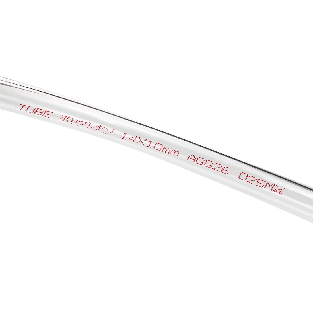 Unique Bargains 14mm X 10mm Pneumatic Air PU Hose Pipe Tube 10 Meter Clear