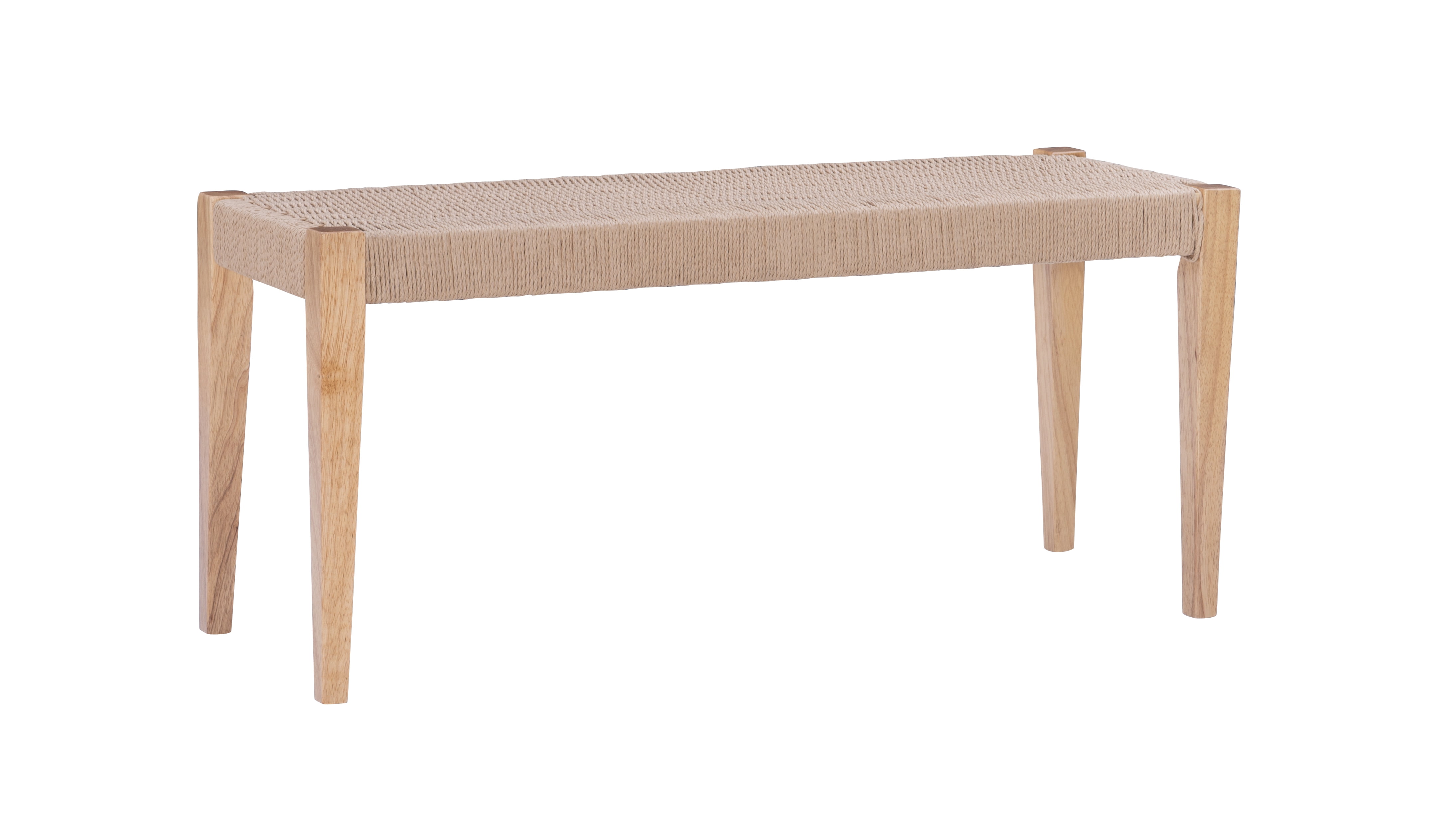 Powell Holden Mid-Century Modern 6-Piece Dining Set, Natural