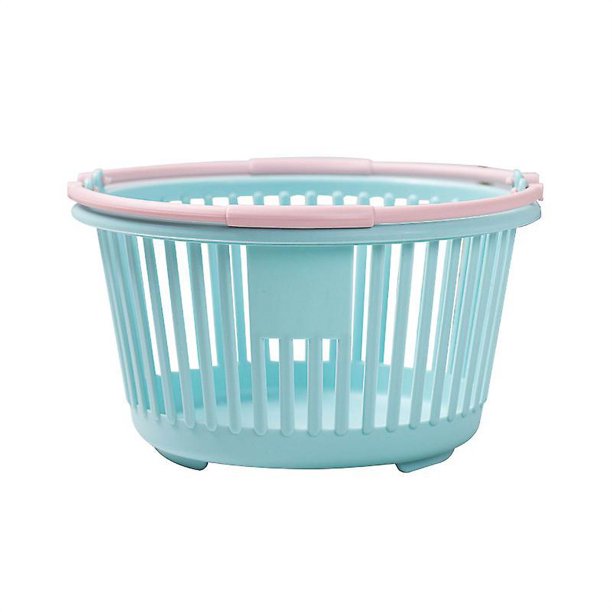Recolector de basura Clo Pink Country Play Baño Almacenamiento Comestibles Hogar Picnic Berry Huevo Cocina Juguete Granja Cesta Verduras Pascua Comida Compras Paja portátil