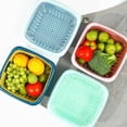 thumbnail image 6 of MOQIN Kitchen Colander Strainer Set, Portable Food Strainer, Drain Basin and Basket for Washing and Draining Fruit, Vegetables, Bowls and More, 6 of 8
