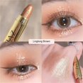 thumbnail image 3 of Kmbangi Eyeshadow Stick Waterproof Long Lasting Shimmer Eye Shadow Pencils with Sponge Applicators Highlighter Makeup Tool, 3 of 4