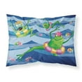 thumbnail image 1 of Carolines Treasures APH0089PILLOWCASE Frogs Swimming Fabric Standard Pillowcase, 1 of 2
