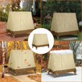 thumbnail image 3 of Marco de cubierta de columpio para exteriores 210D Cubierta de columpio impermeable para porche Cubierta de muebles resistente a los rayos UV para muebles de exterior 72x64x27.5 pulgadas, 3 of 4
