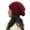 7772_Red, variant on 2PCS Women Casual Multicolor Outdoor Plush Ball Hats Crochet Knit Beanie Cap