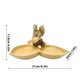 thumbnail image 3 of Figura decorativa de ardilla para guardar objetos pequeños en el patio o jardín | Figura funcional de resina que guarda objetos pequeños, 3 of 5