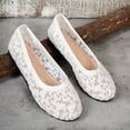 thumbnail image 7 of Shallow Cut Lace Trim Women's Dress Shoes Comfortable Plus Size Office Work Daily Wear Spring Summer White 6.5, 7 of 7