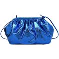 thumbnail image 1 of LHSHID Women Patent Leather Evening Bag Cloud Purse Clutch Dumpling Bag Ruched Shoulder Bag Pleated Clip Purses Crossbody Bag, 1 of 7