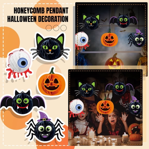Halloween Decorations Hanging Ornaments Cute Spooky Decor for Home Table Kitchen Party Wall Door Decor Festive Seasonal Gifts for Fall Holiday Indoor Yard Decorations