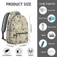 thumbnail image 6 of "Dog Print Fashion Backpack - Cute Durable School Backpack for College Students, Work & Travel, Lightweight Laptop Bag with Multiple Pockets, Stylish Pet Lover Gift", 6 of 6