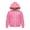 Pink, variant on Coerni Boys Girls Cute Heart Hoodies Zip Up Fleece Lined Sweatshirt Hooded Cozy Preppy Sweater Teen Classic Long Sleeve Clothes