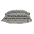 thumbnail image 2 of Parkland Collection PILB11035P Housse de Coussin de Transition Carrée Gris & Beige avec Insert en Poly - 20 x 20 x 7 Po., 2 of 2