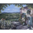 thumbnail image 2 of Harvill, Marc 32x26 Gold Ornate Wood Framed with Double Matting Museum Art Print Titled - Tuscan Countryside, 2 of 4
