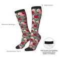thumbnail image 4 of Balery Rose Flowers Printed Novelty Socks Men's Women's Crew Socks Sports Socks Knee High Socks Cotton Socks Quirky and Cool Socks, 4 of 9