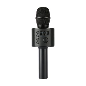 Image of Core Innovations Wireless Bluetooth Karaoke Microphone with Built-in Speakers + HD Recording | Black