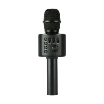 Core Innovations Wireless Bluetooth Karaoke Microphone with Built-in Speakers + HD  | Black
