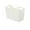 A, variant on Refrigerator Bins White Plastic Storage Bins for Pantry Organization with Four Handles
