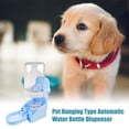 thumbnail image 4 of Methold Dispensador automático de botellas de agua para mascotas, jaula para animales para sala de estar, bebedero de 500ml, contenedor transparente Suministros para pájaros Azul Methold PT000308-02B, 4 of 6