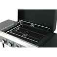 thumbnail image 4 of Gearwell Propane Gas Grill, 4-Burner Stainless Steel BBQ Grill Barbecue Grill with SS Plancha, 49200 BTU, Enamel Cooking Grids, Foldable Side Table for Outdoor Patio, 4 of 13