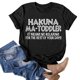 thumbnail image 3 of Gibobby Playera de Manga Corta con Cuello Redondo Top informal para mujer, camiseta con estampado de letras, camiseta de manga corta, camiseta holgada de con cuello (Negro,XL), 3 of 4