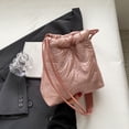 thumbnail image 4 of Bolso Hobo de plumón para mujer bolso acolchado liso a la moda bolso de viaje femenino de gran capacidad, 4 of 9